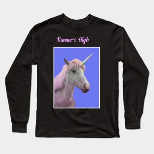 Runner's High Unicorn Long Sleeve T-Shirt